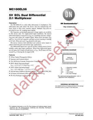 MC100EL56DWG datasheet  